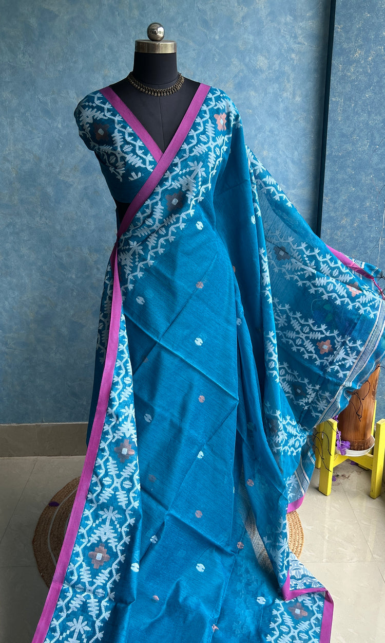 Ocean Handloom Jamdani Saree
