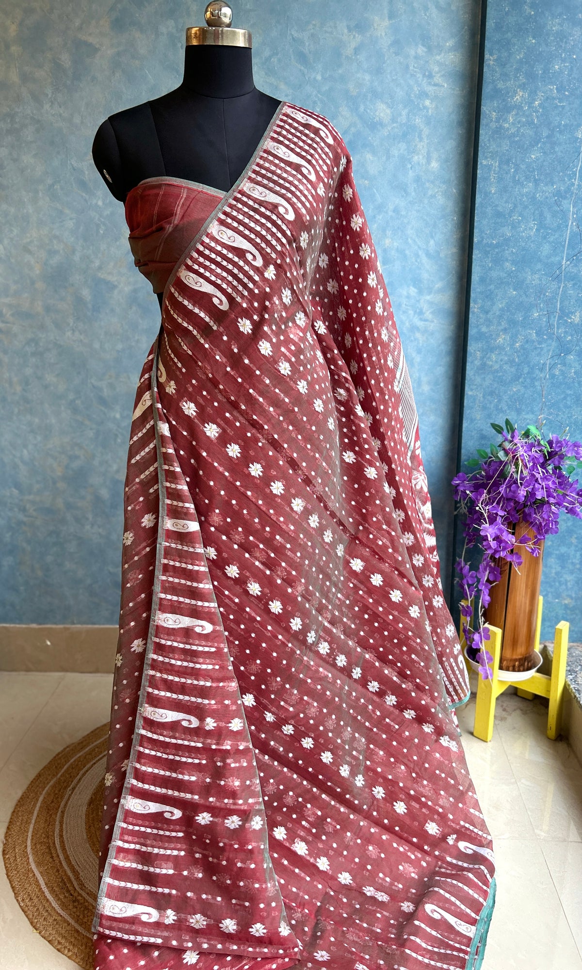 Cinnamon Dhakai Jamdani — view 2