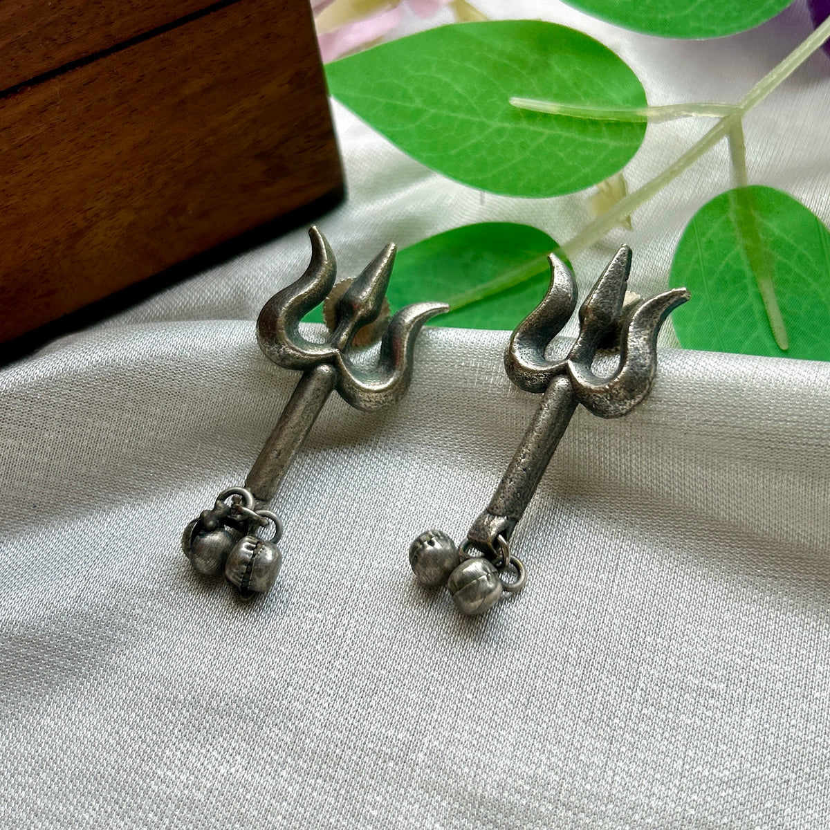 The Shakti Trishul Studs — view 3