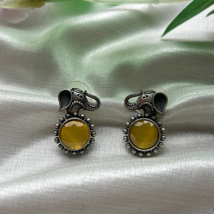 Silver Replica Yellow Stud