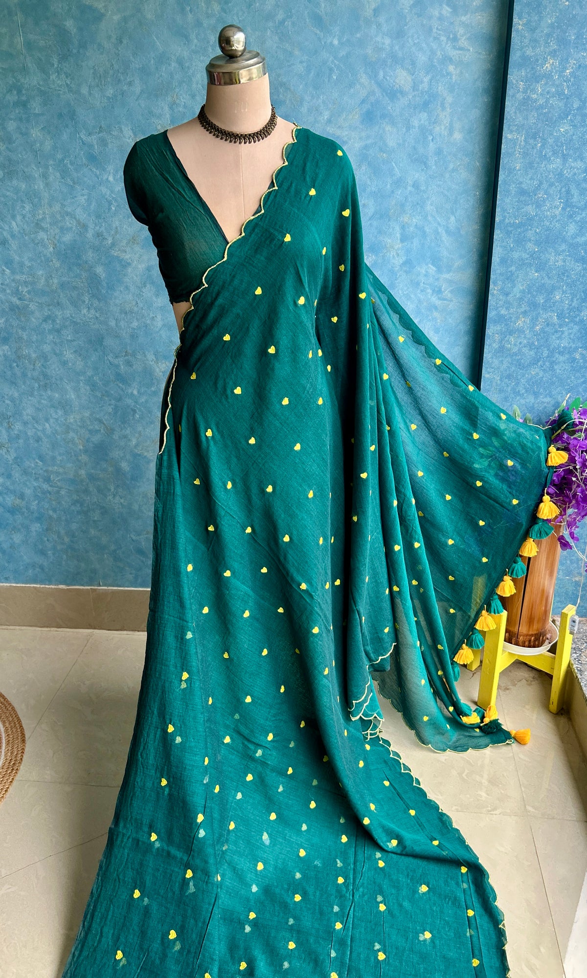 Teal Mul Cotton