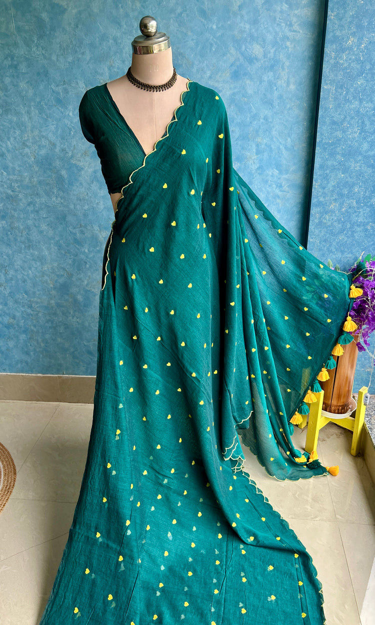Teal Mul Cotton
