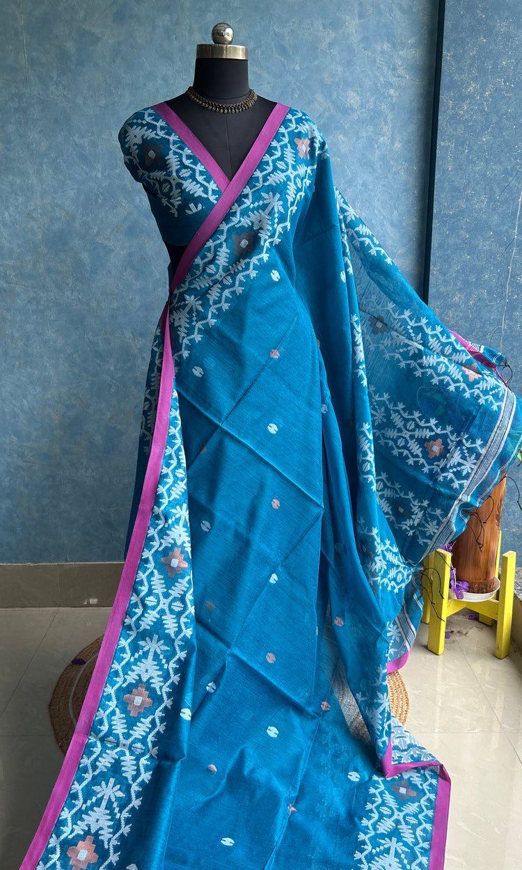 Ocean Handloom Jamdani Saree