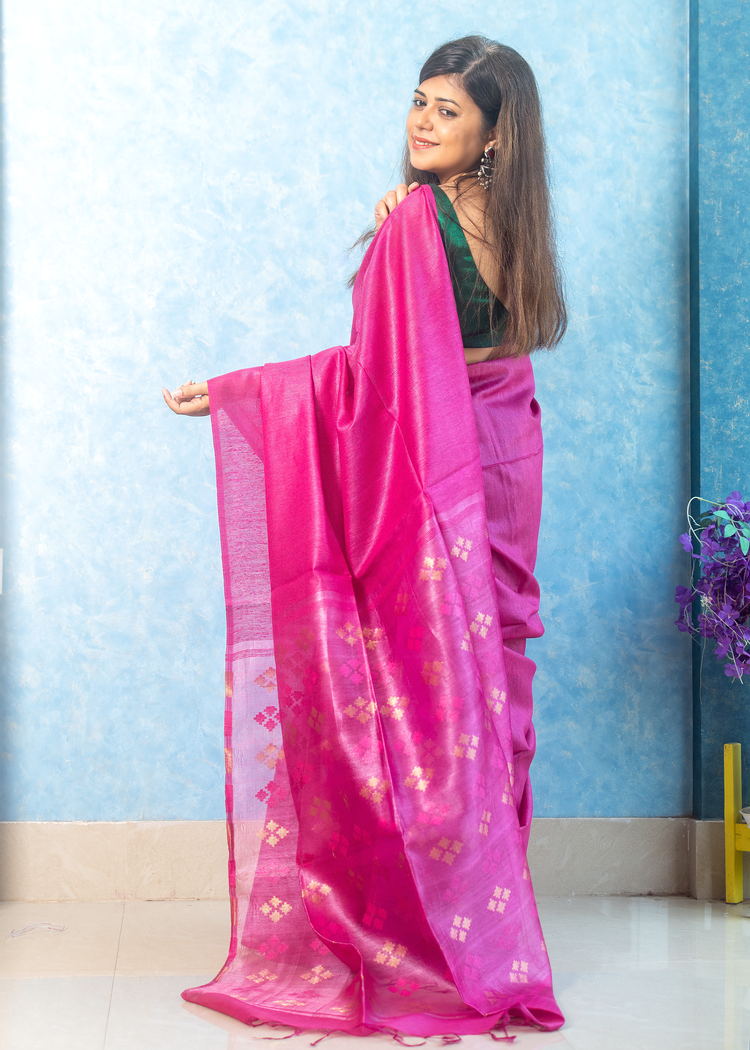 Magenta Noel Silk
