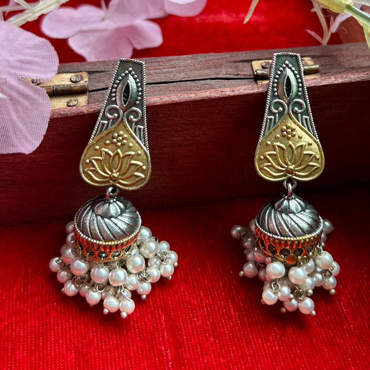 The Kamal Kunj Pearl Jhumka