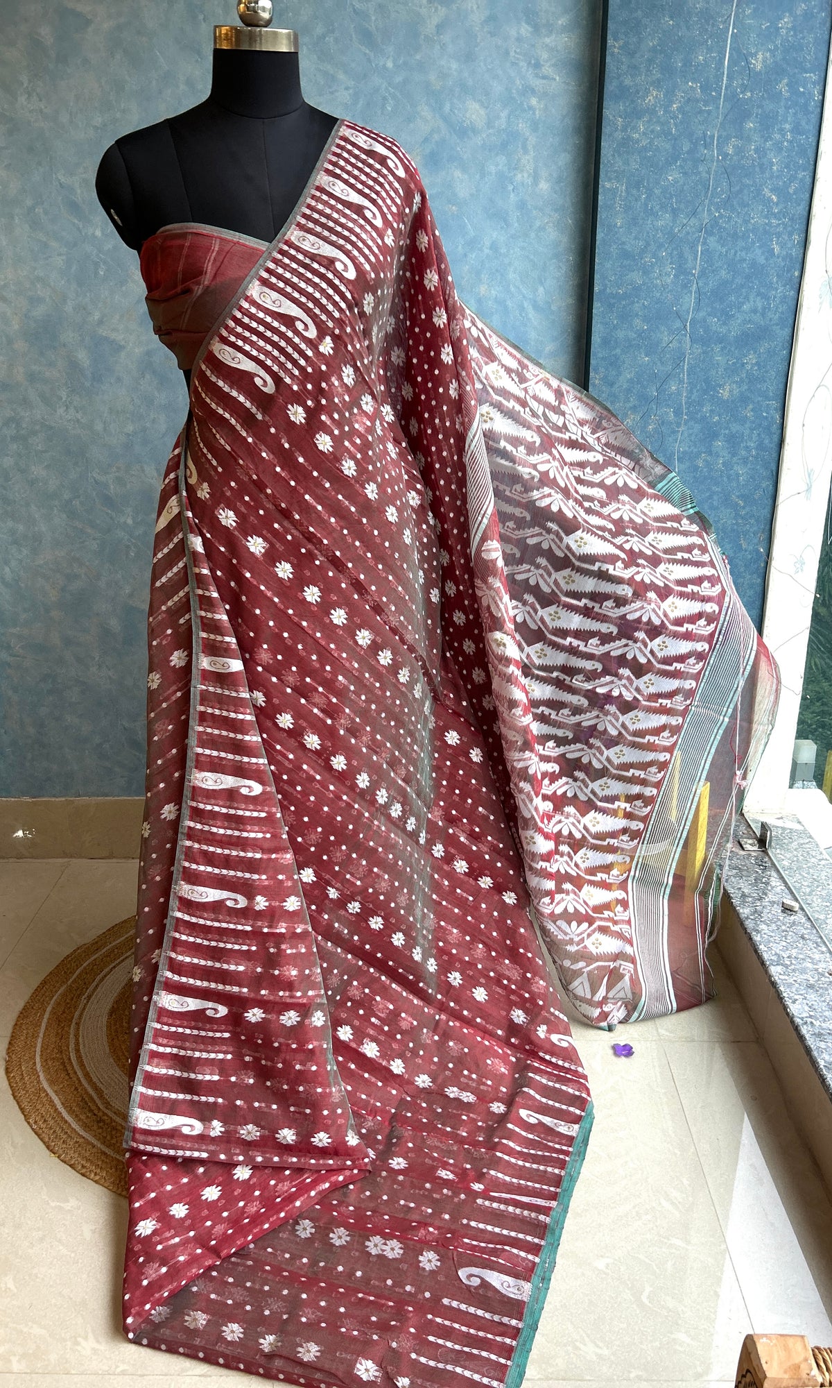 Cinnamon Dhakai Jamdani — view 4