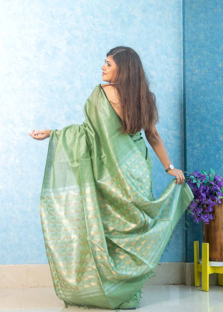 Sap Green Noel Silk