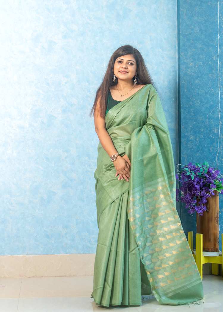 Sap Green Noel Silk