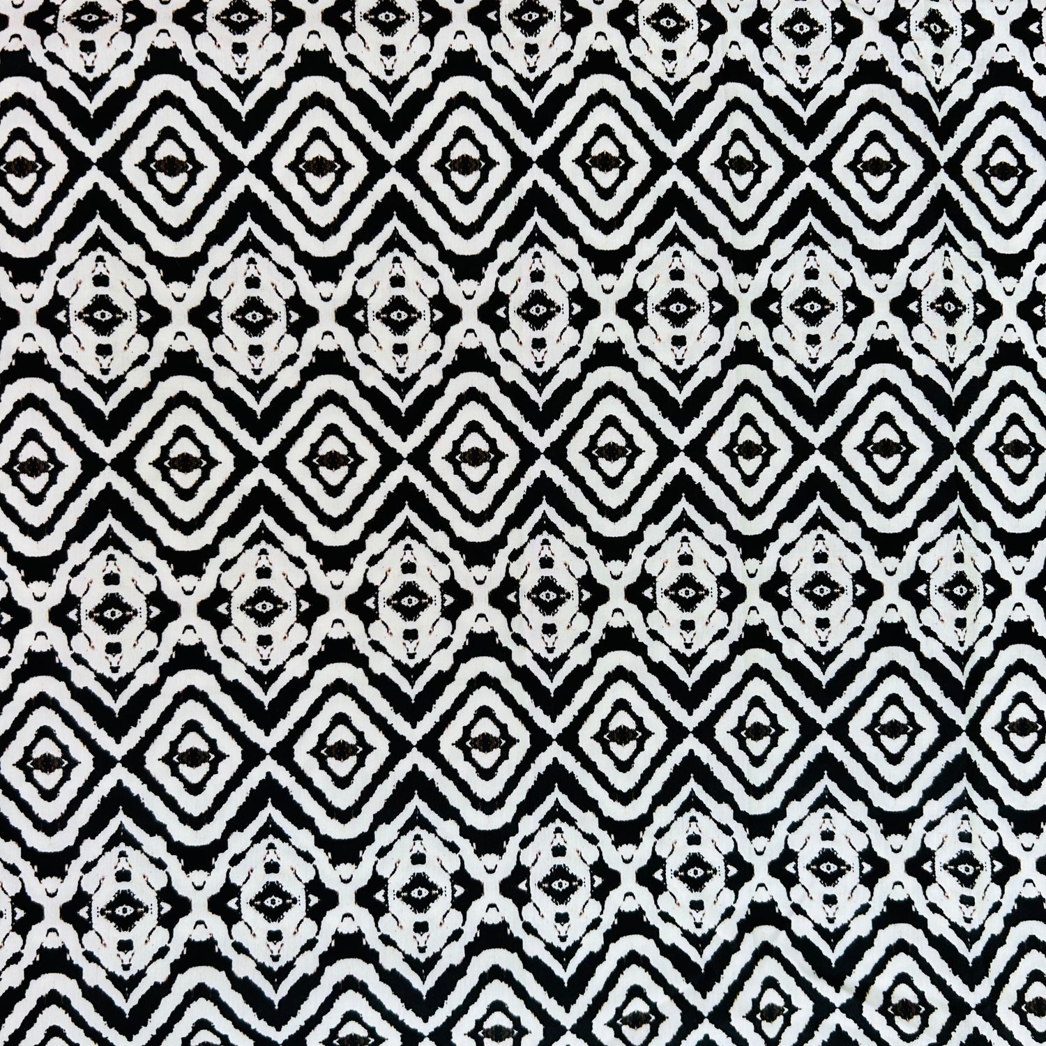 Black and white Digital print on Muslin Fabric — view 2