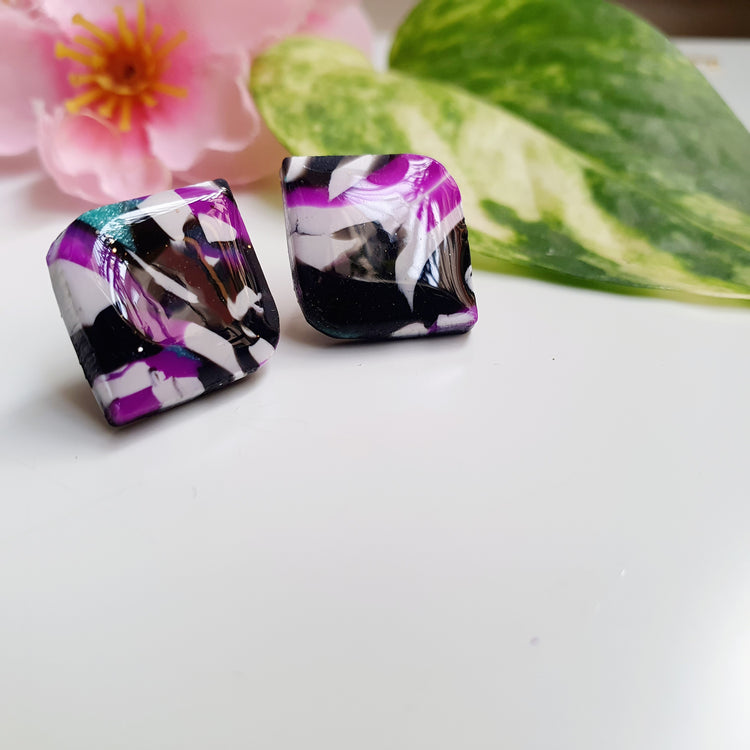 Ryuu - Clay And Resin Studs.
