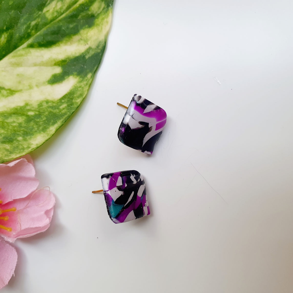 Ryuu - Clay And Resin Studs. — view 3