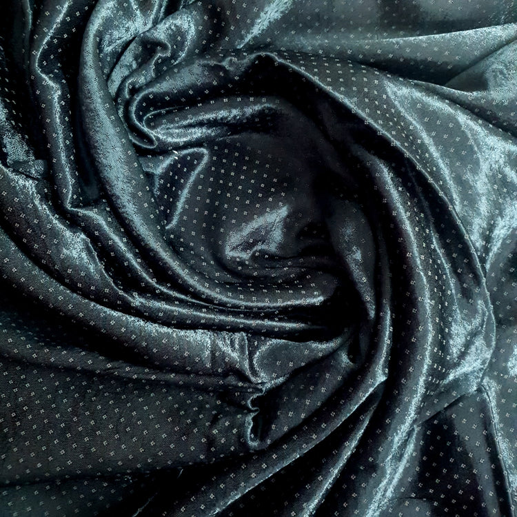 Charcoal Color Mashru Silk Fabric