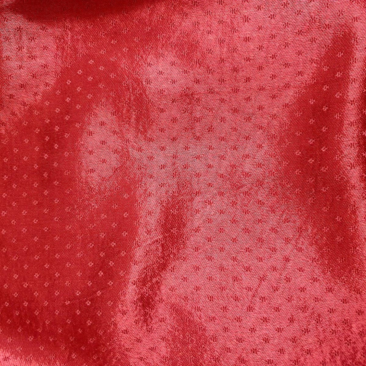 Auburn Red Color Mashru Silk Fabric — view 3